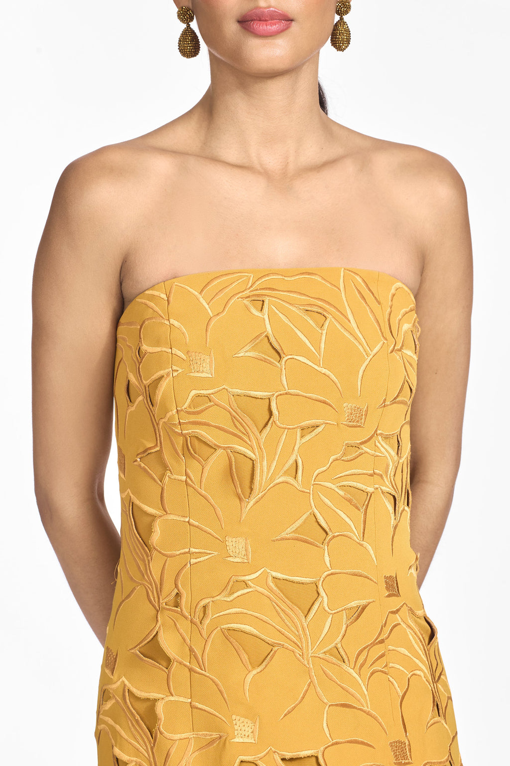 Pamela Dress in Saffron