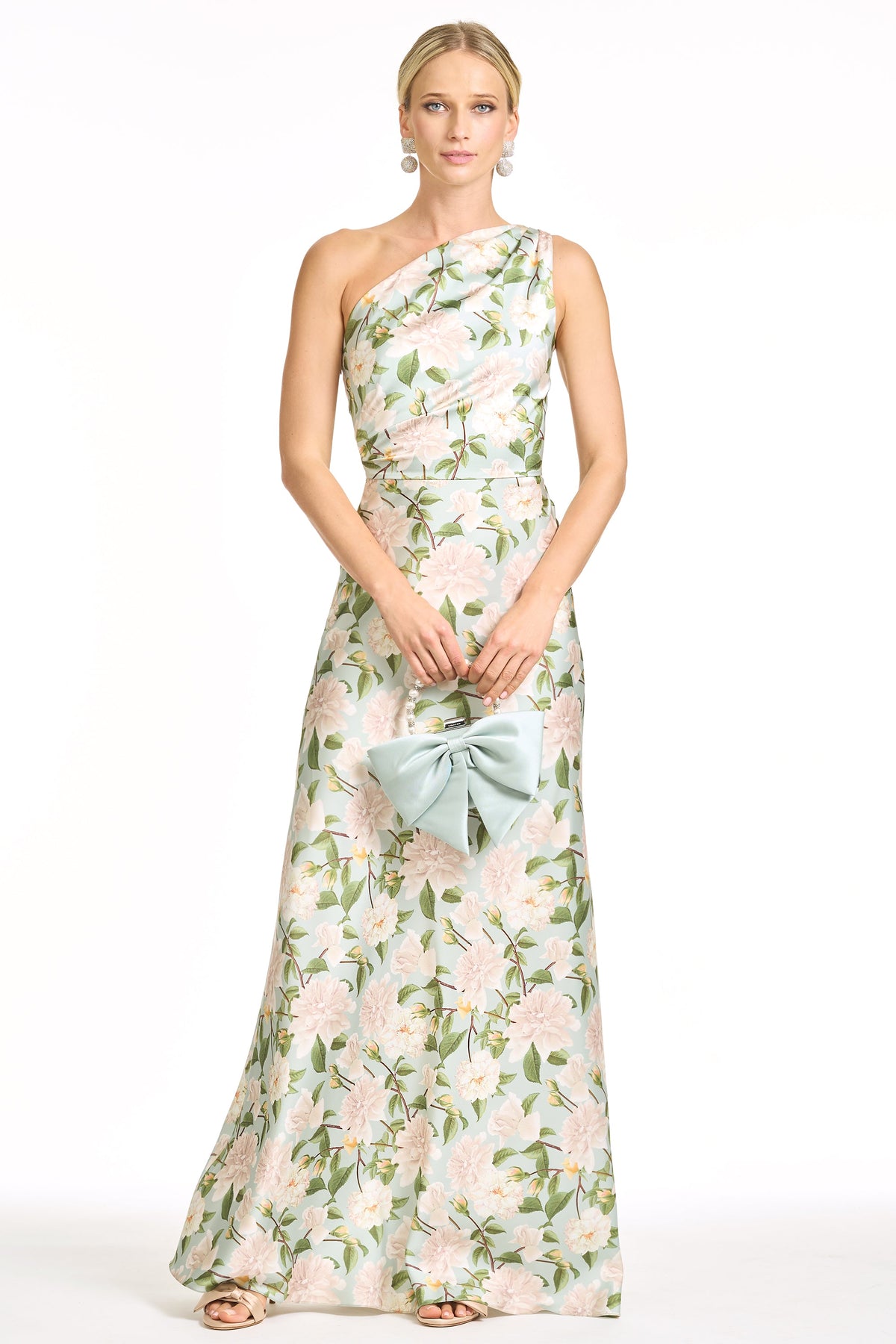 Delphine Gown in Celadon Sweetbriar