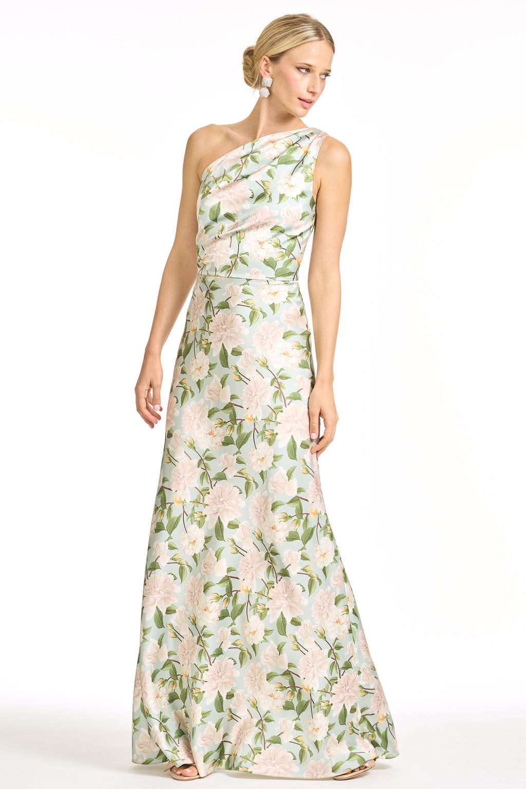 Delphine Gown in Celadon Sweetbriar