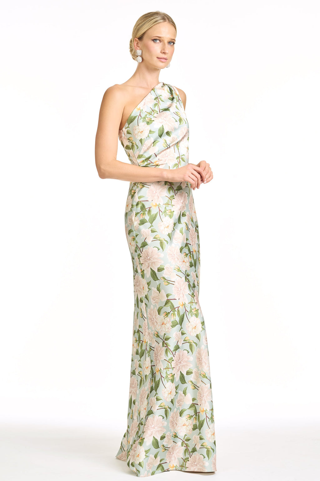 Delphine Gown in Celadon Sweetbriar
