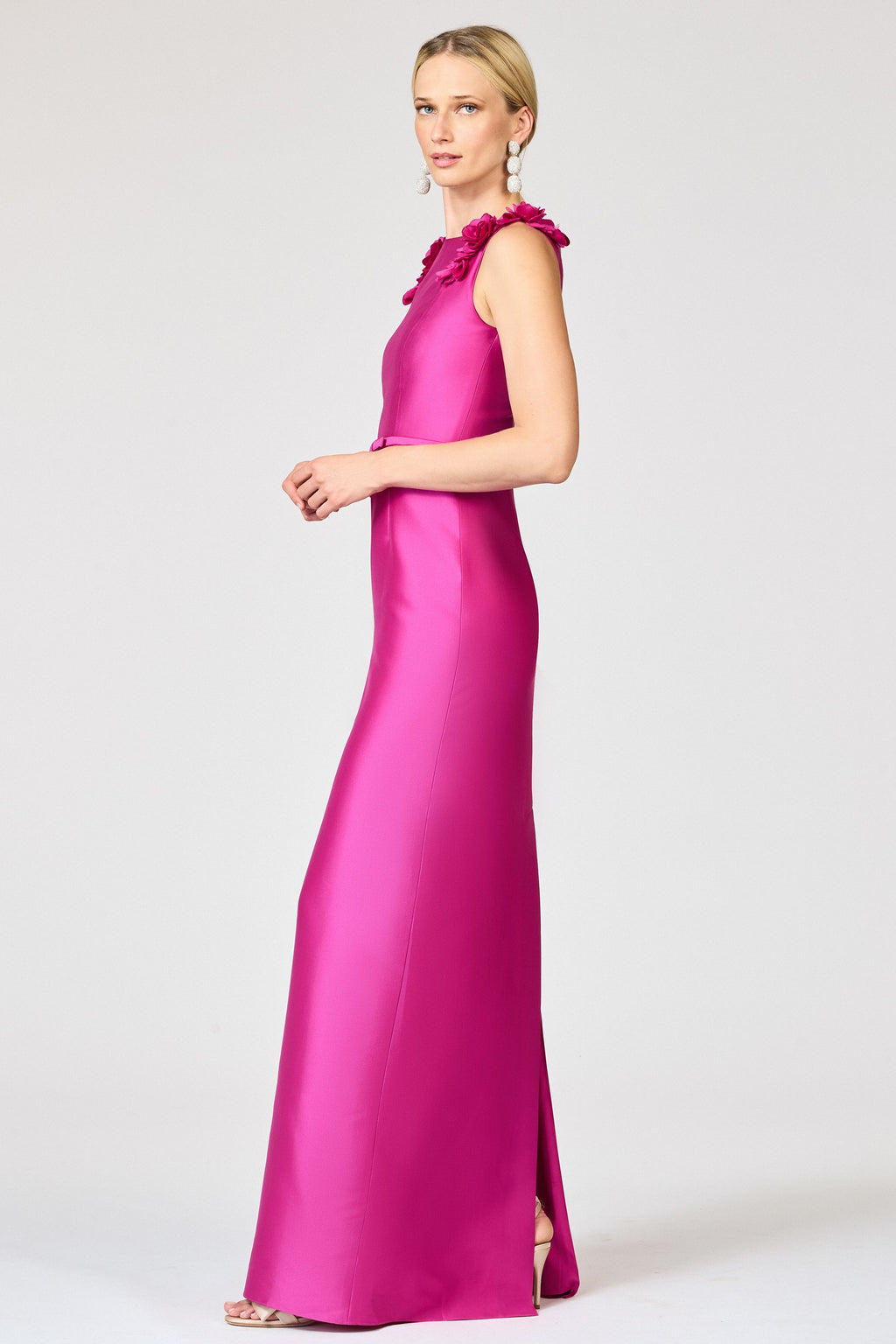 Thea Gown in Magenta