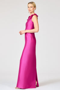 Thea Gown in Magenta