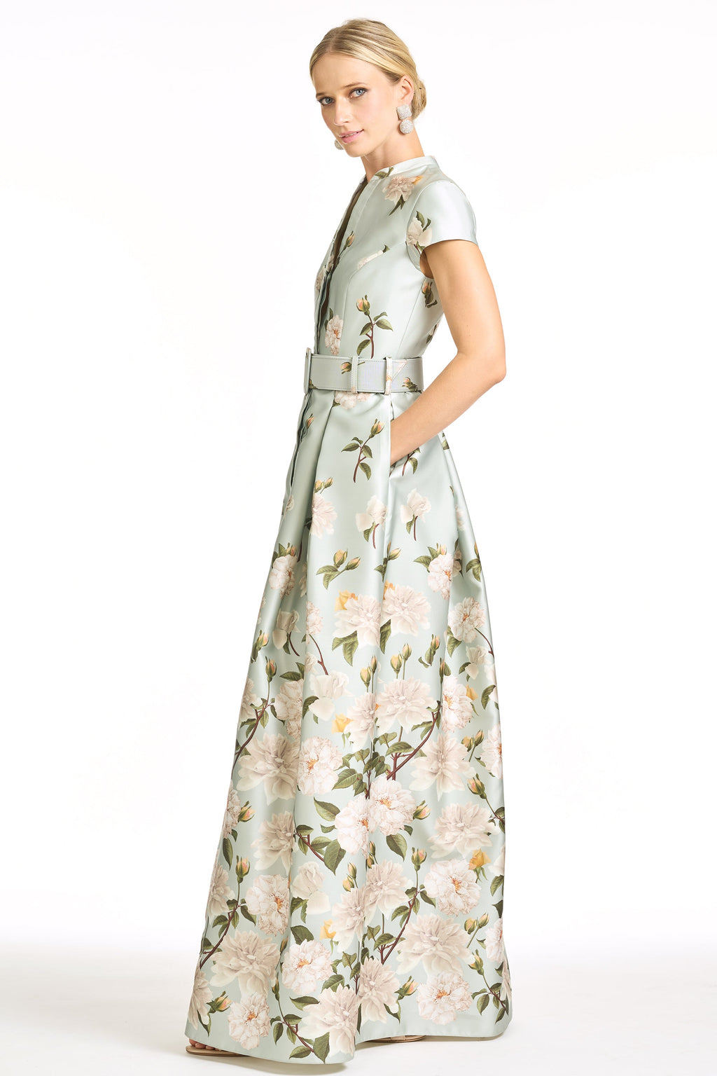 Marta Gown in Celadon Sweetbriar Degrade