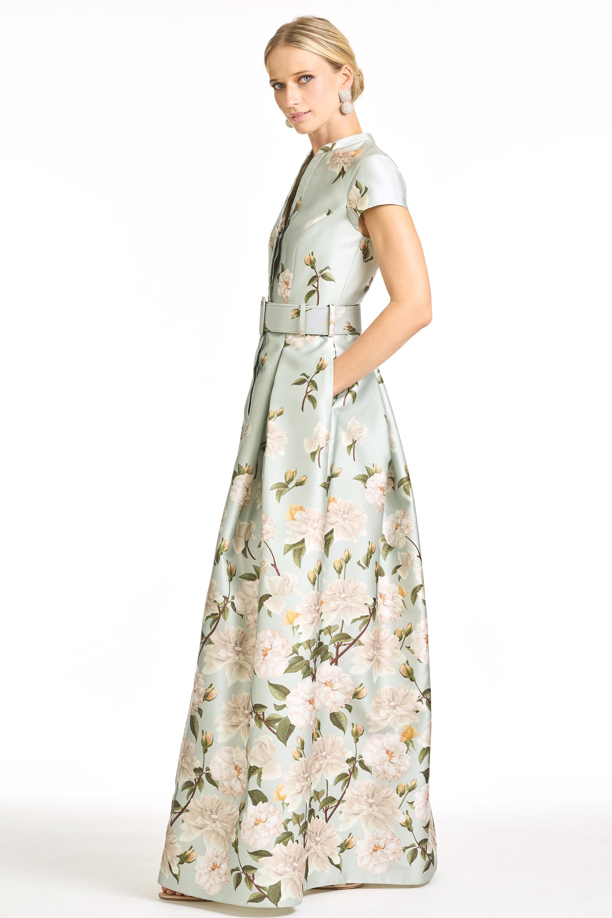 Marta Gown in Celadon Sweetbriar Degrade