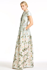 Marta Gown in Celadon Sweetbriar Degrade