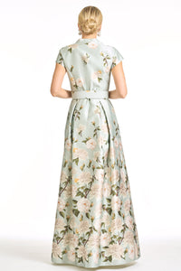 Marta Gown in Celadon Sweetbriar Degrade