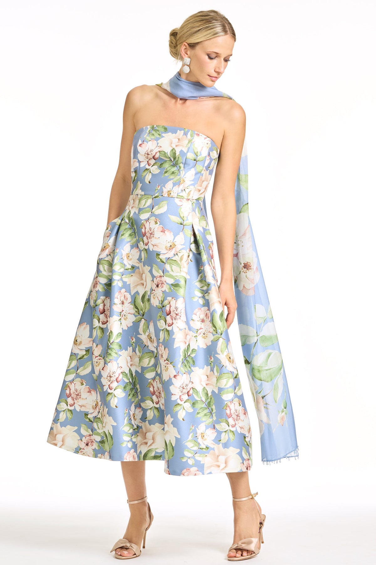 Shay Dress in Twilight Camellia