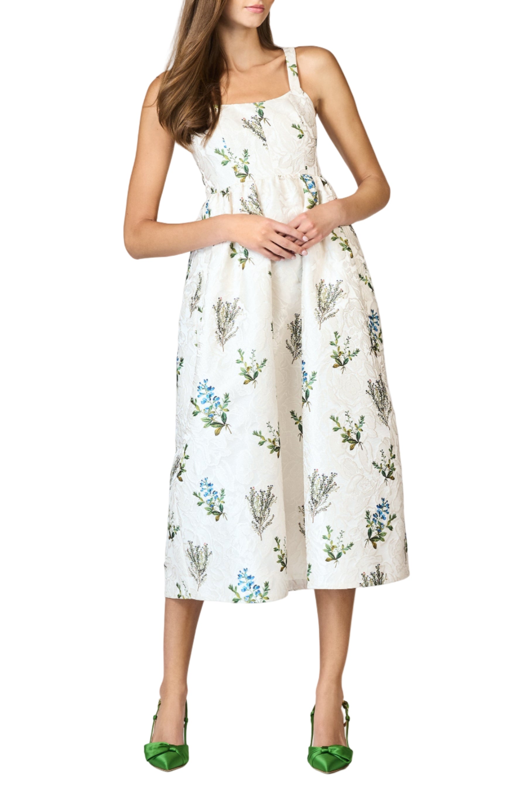 Olena Dress in Pearl Panicle