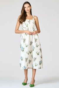 Olena Dress in Pearl Panicle