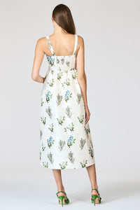 Olena Dress in Pearl Panicle