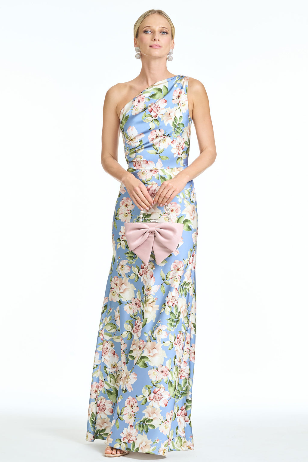 Delphine Gown in Twilight Camellias