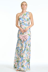 Delphine Gown in Twilight Camellias
