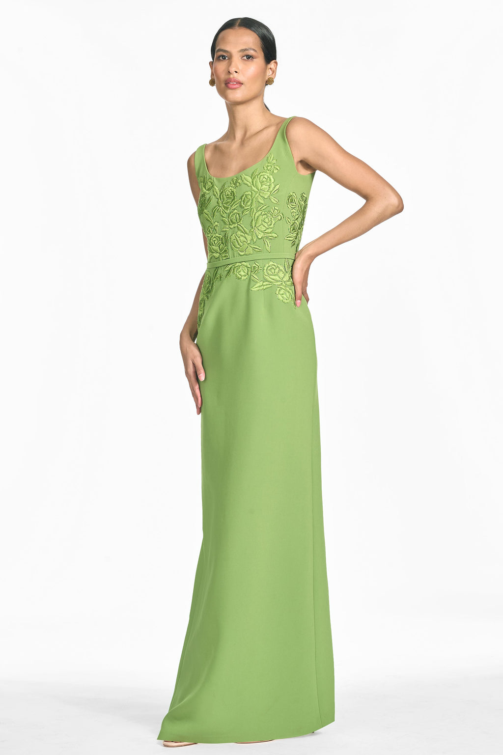 Lana Reverie Gown in Wasabi