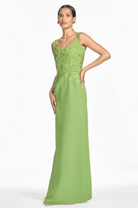 Lana Reverie Gown in Wasabi