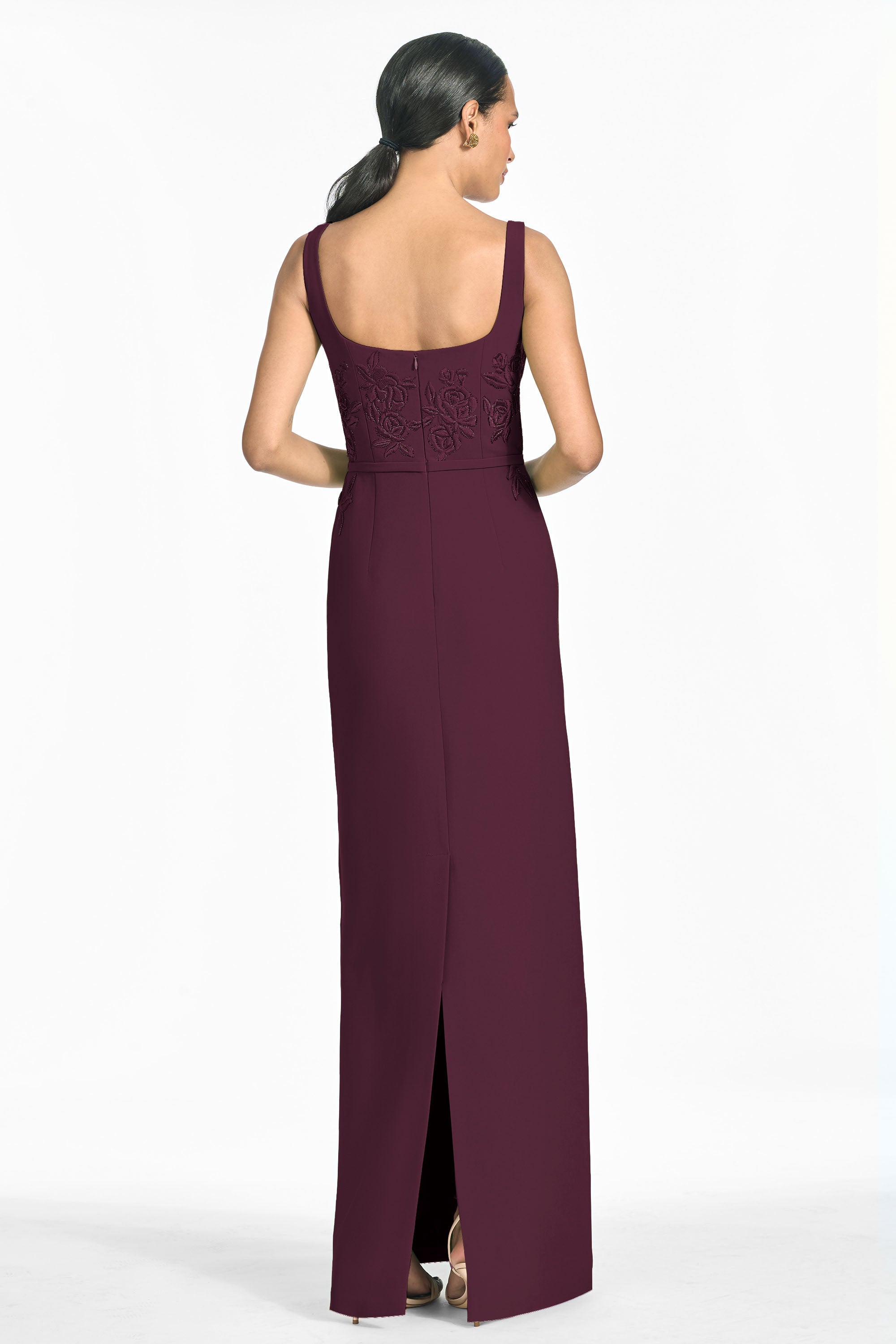 Lana Reverie Gown in Malbec
