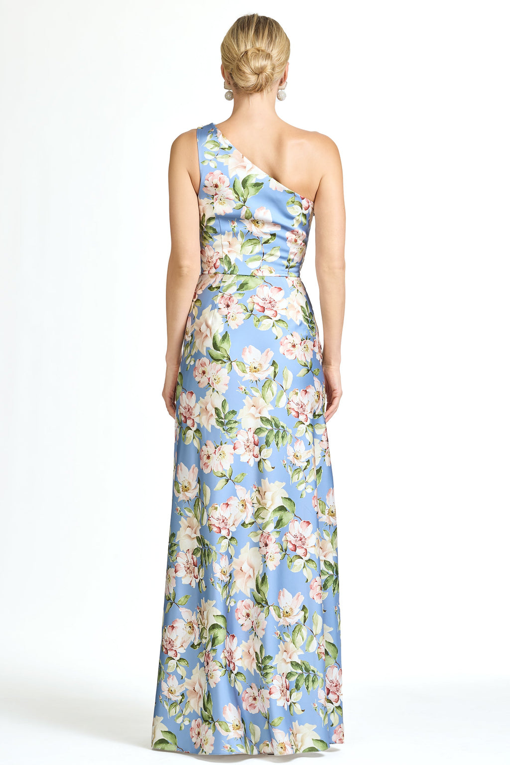 Delphine Gown in Twilight Camellias