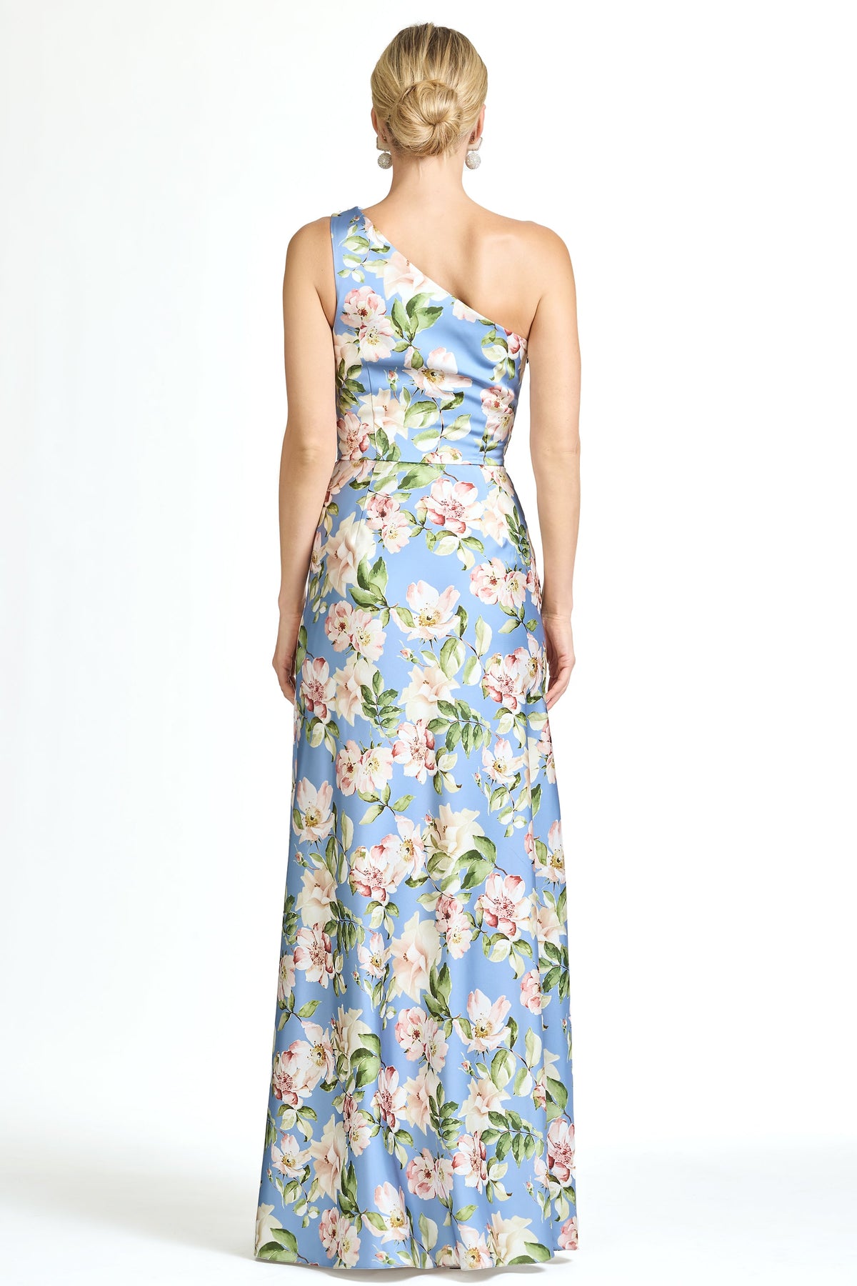 Delphine Gown in Twilight Camellias