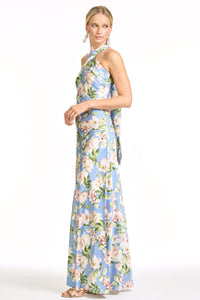 Laurant Gown in Twilight Camellias