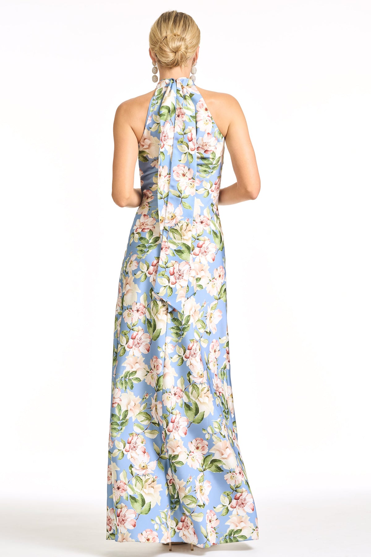 Laurant Gown in Twilight Camellias