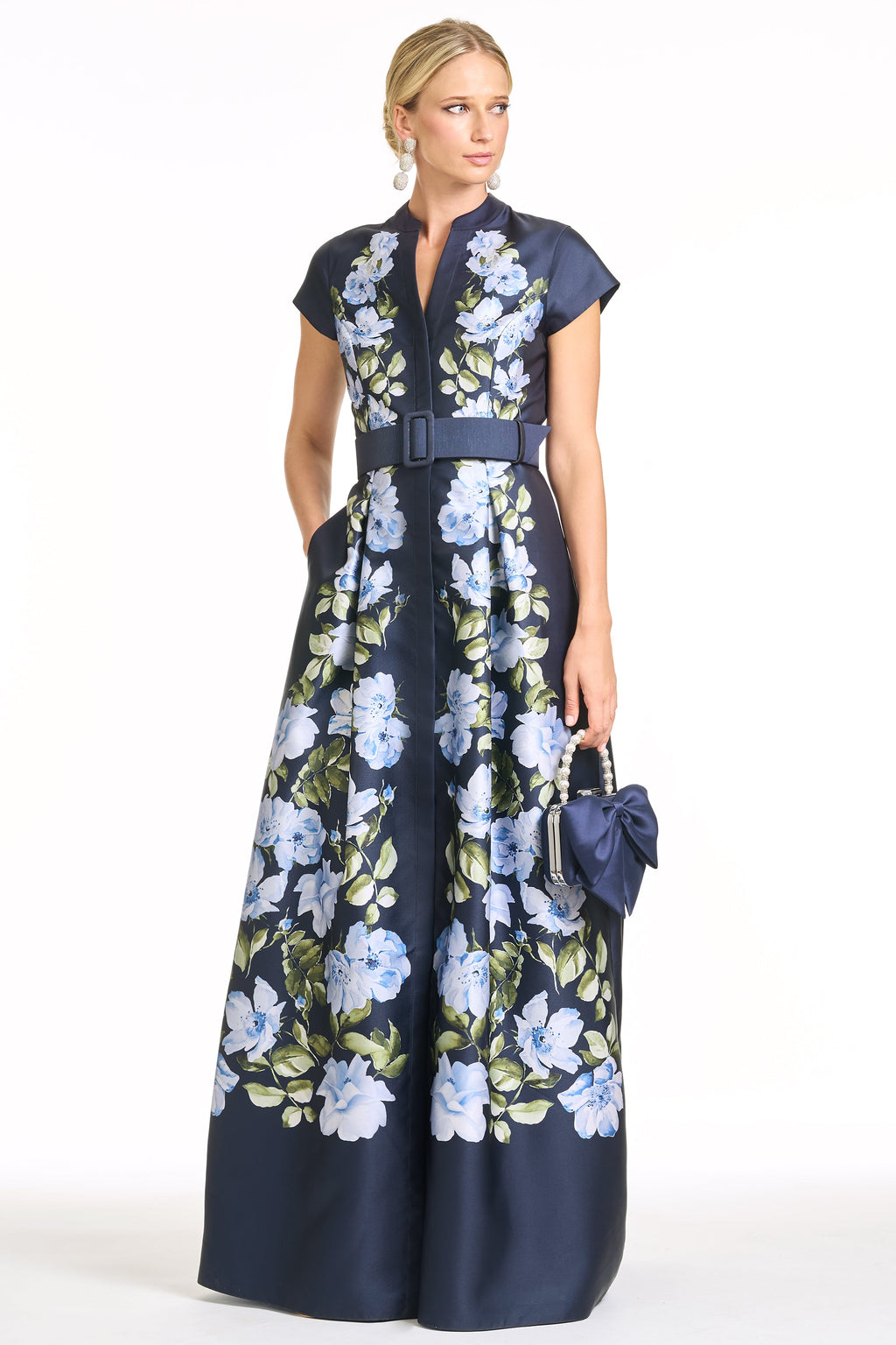 Marta Gown in Floral Fresco