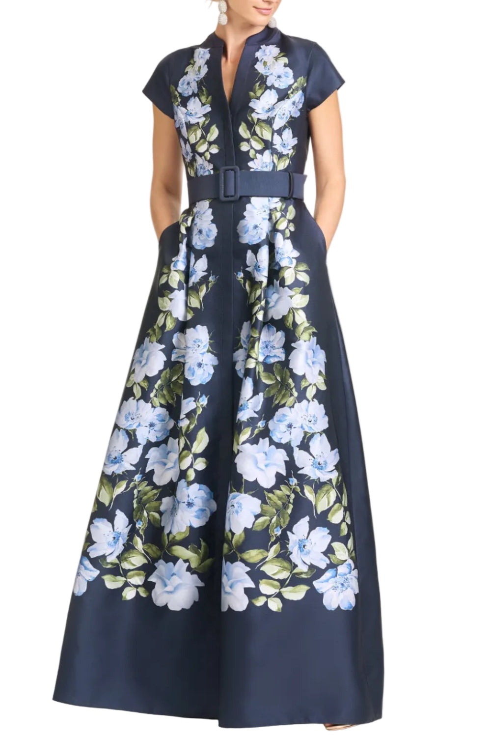 Marta Gown in Floral Fresco