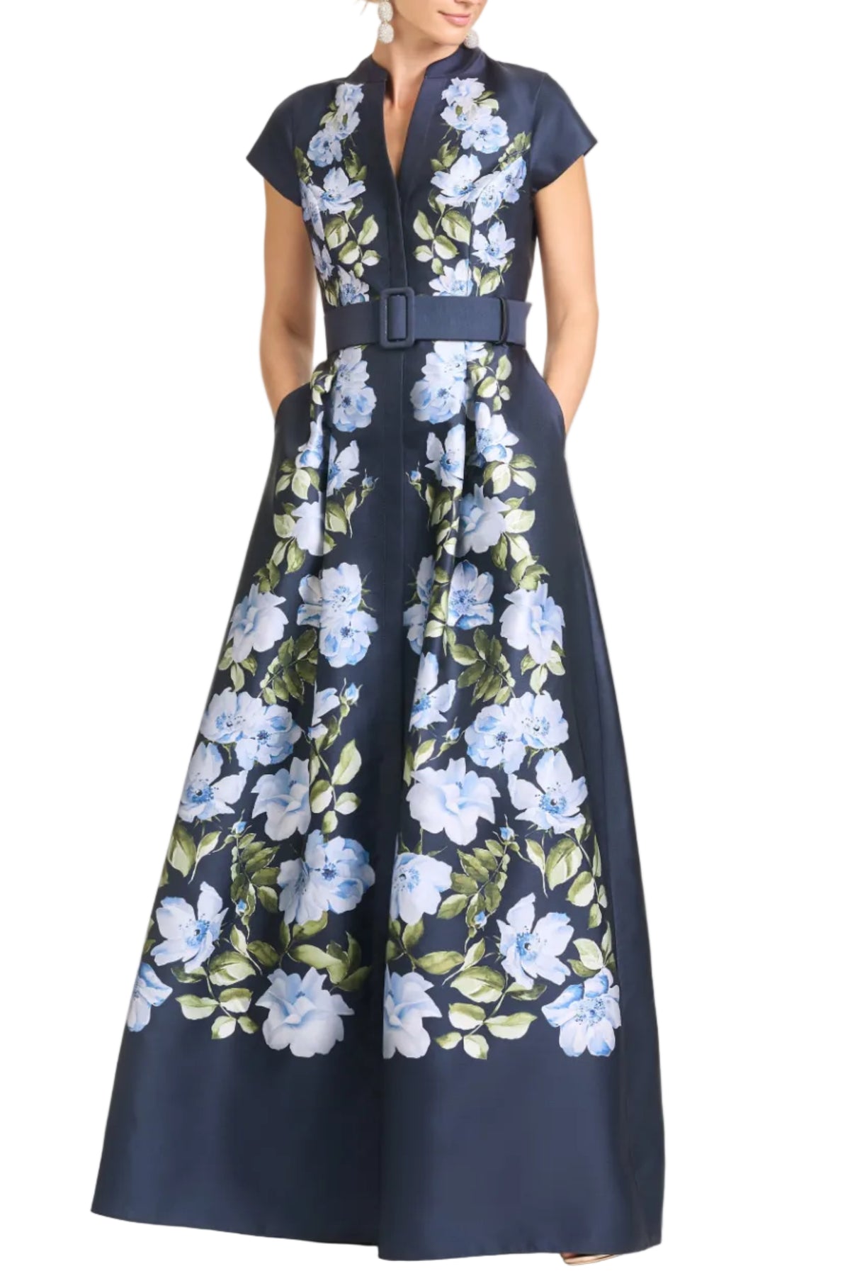 Marta Gown in Floral Fresco