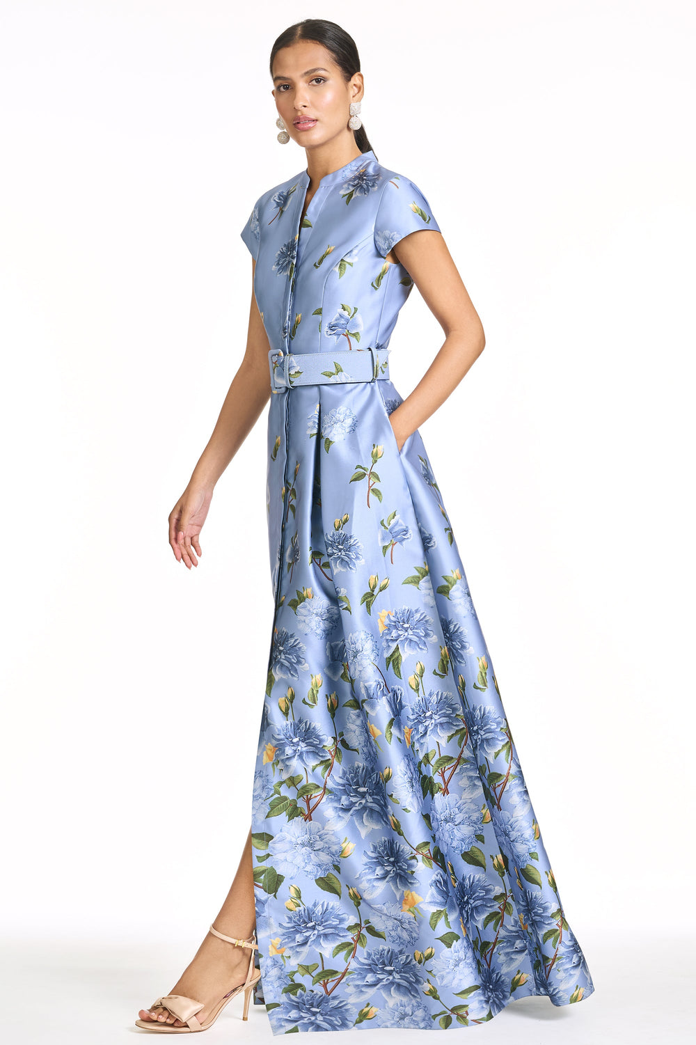 Marta Gown in Twilight Peony Degrade