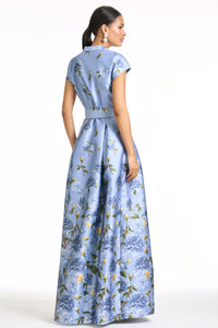Marta Gown in Twilight Peony Degrade