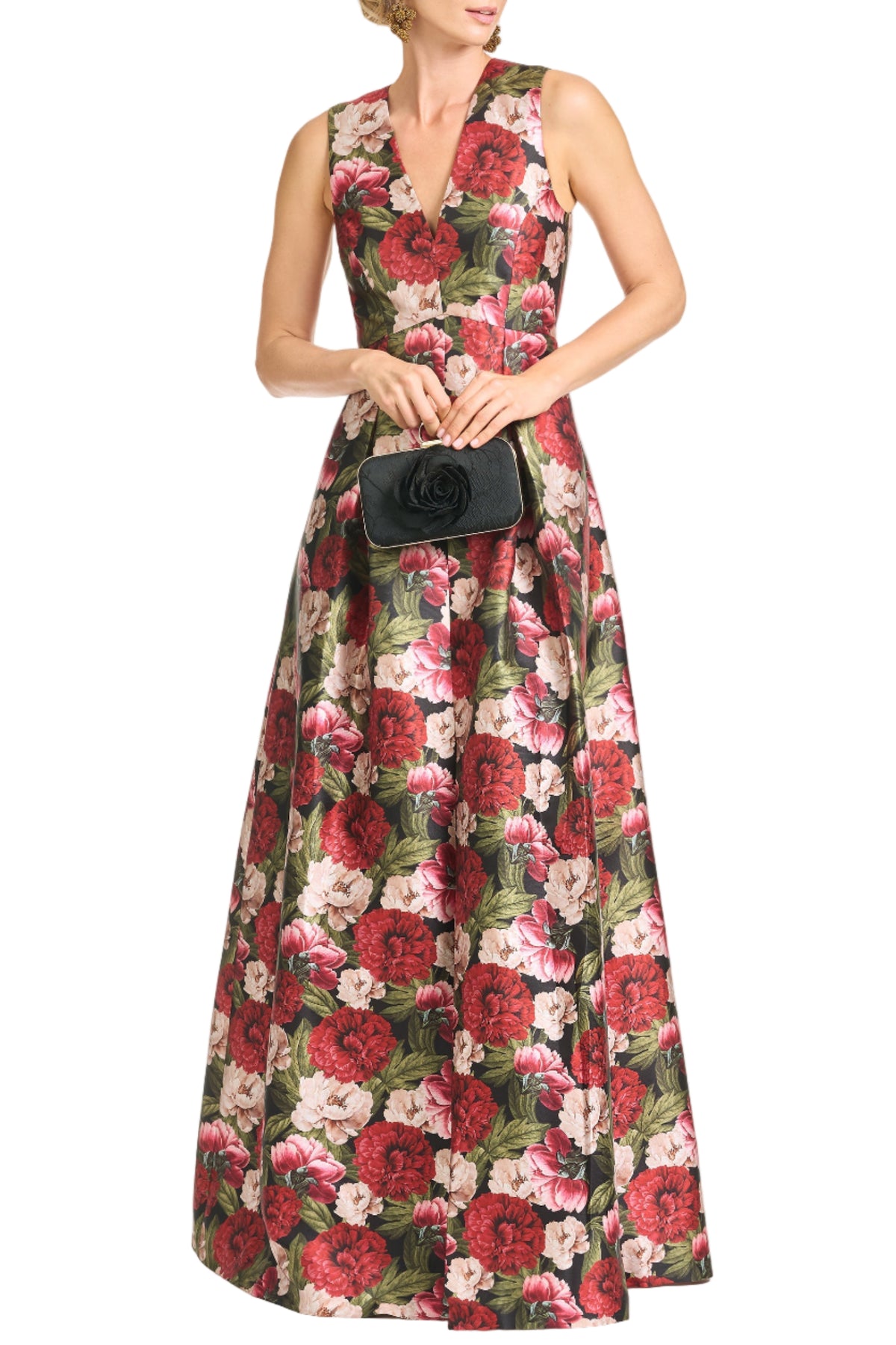 Brooklnne Gown in Peony Embers