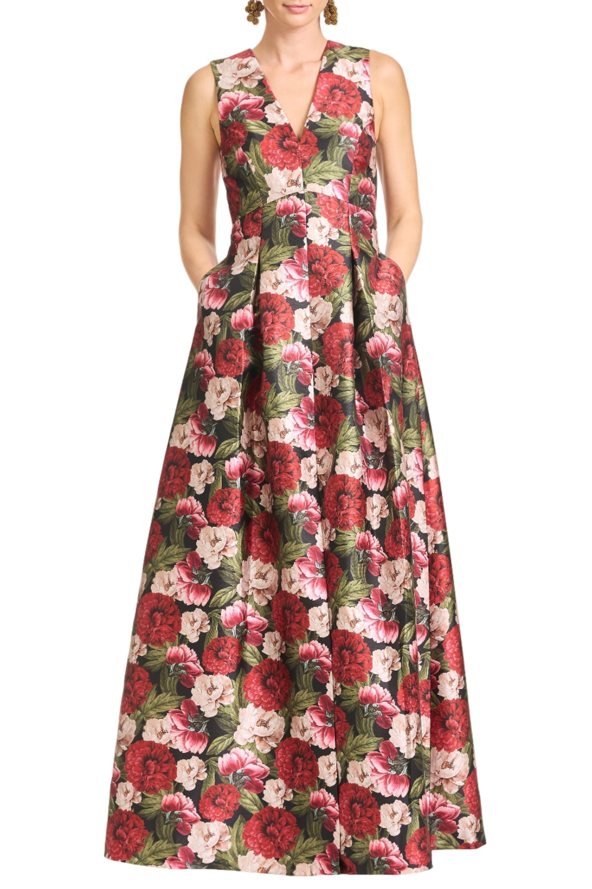 Brooklnne Gown in Peony Embers