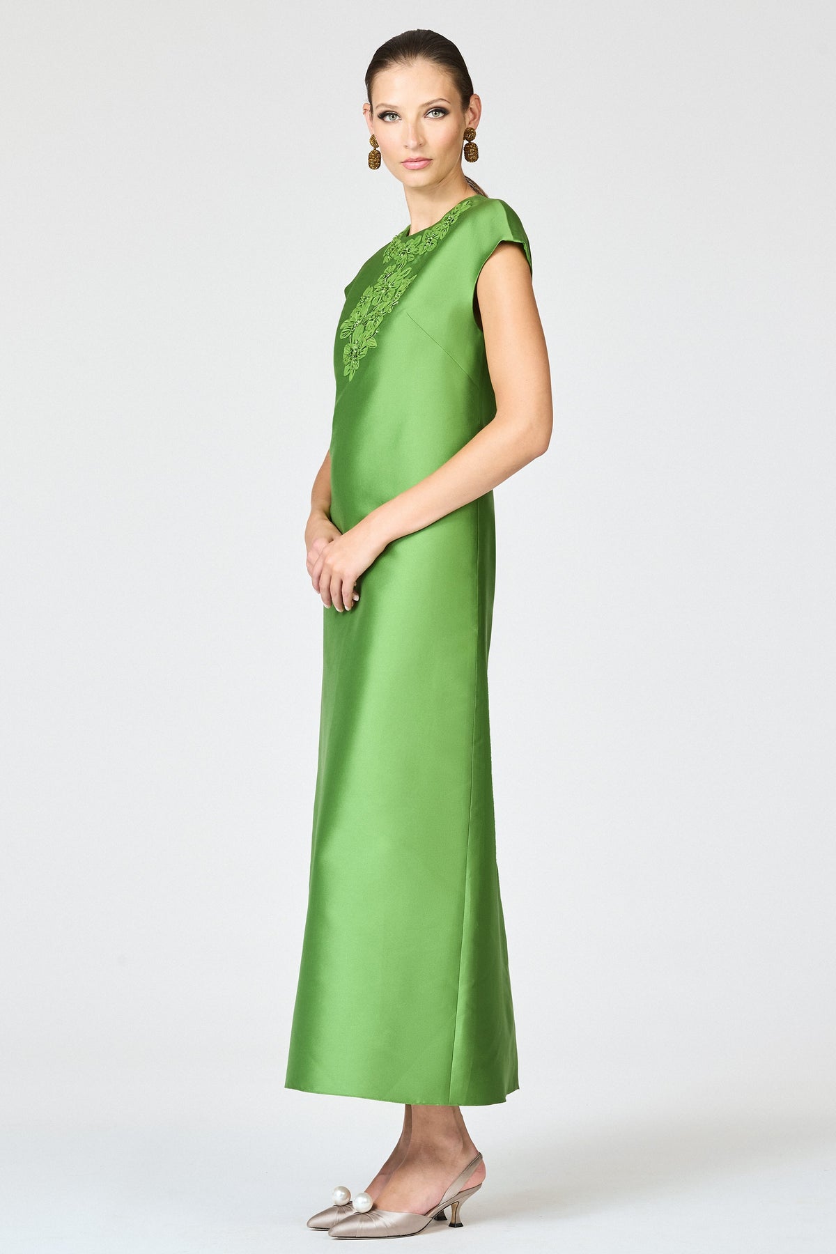 Gwendolyn Gown in Green Garnet