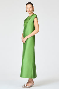 Gwendolyn Gown in Green Garnet