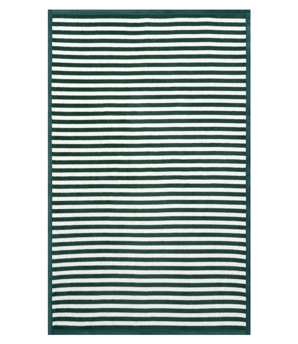 Sideline Stripe Evergreen Midi Blanket