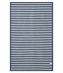 Sideline Stripe Navy Midi Blanket