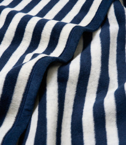 Sideline Stripe Navy Midi Blanket