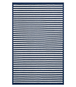 Sideline Stripe Navy Midi Blanket