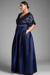 Simone Gown in Night Sky