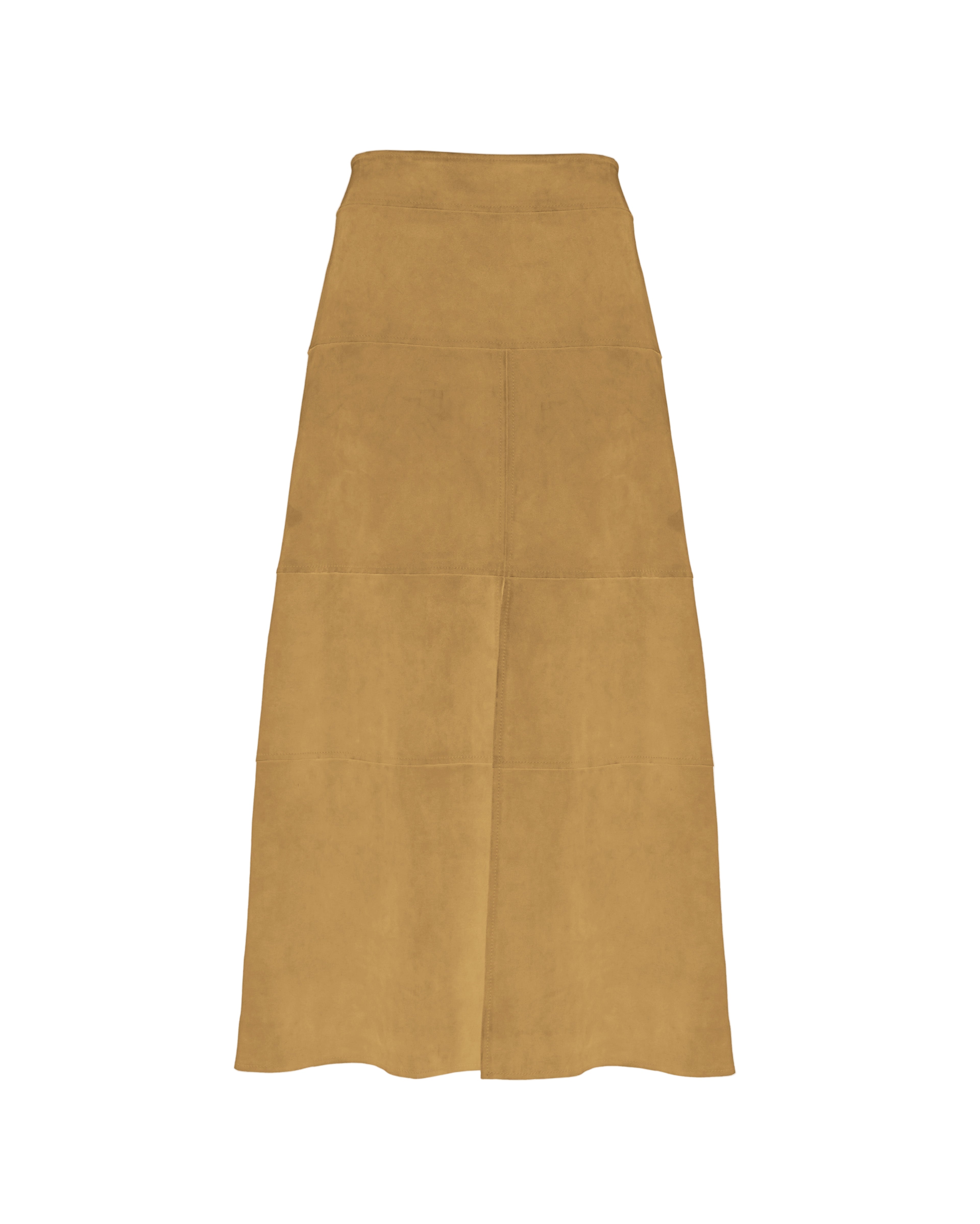 Suede Hudson Skirt in Camel