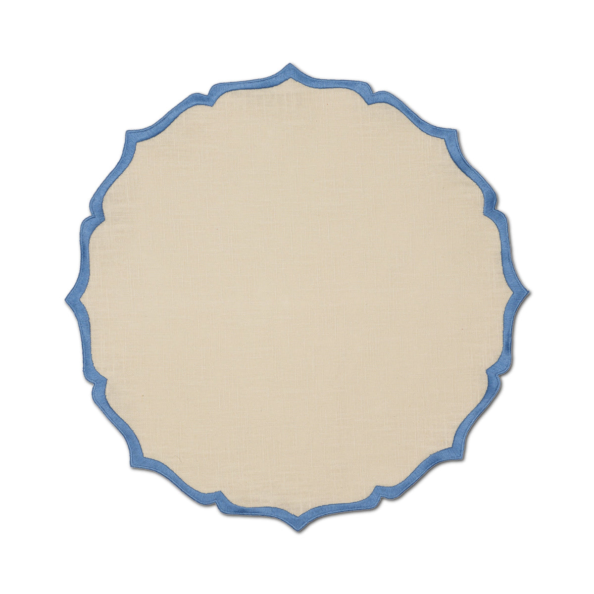 Iza Placemat in Beige Blue, Set of 4