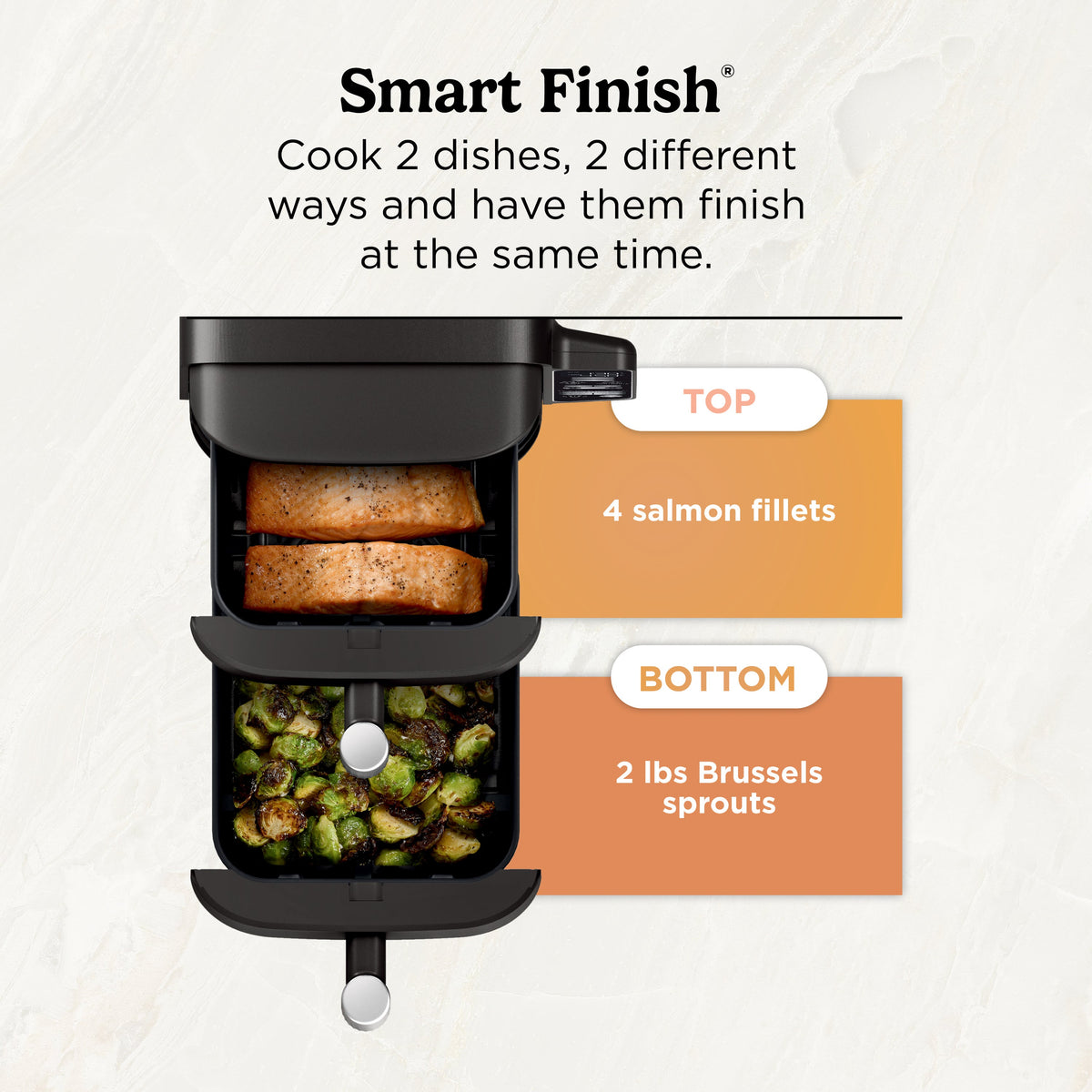 DoubleStack 8 qt & 2 Basket Air Fryer