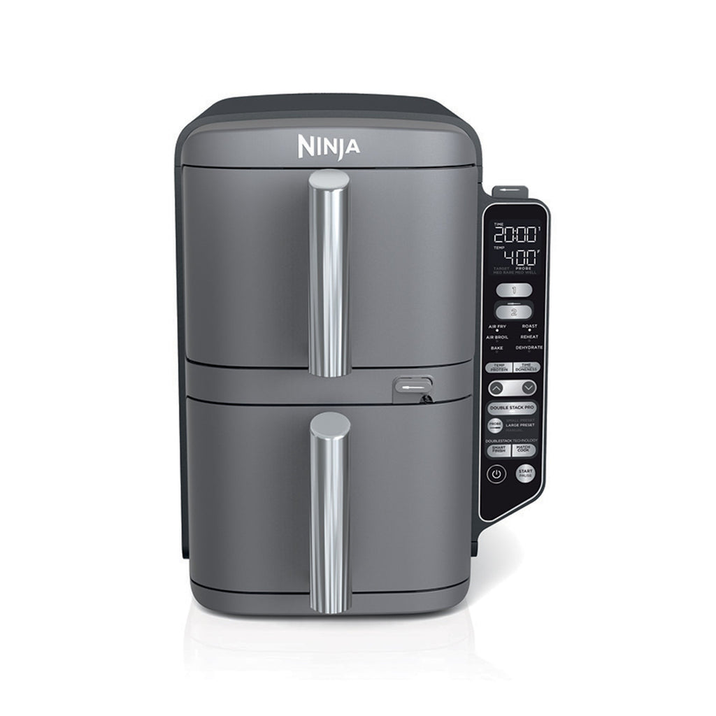 Ninja DoubleStack XL Double Basket Smart Air Fryer w/ Thermometer, Deep Gray