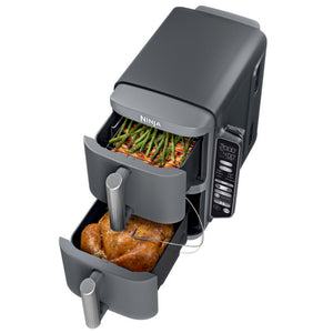 Ninja DoubleStack XL Double Basket Smart Air Fryer w/ Thermometer, Deep Gray