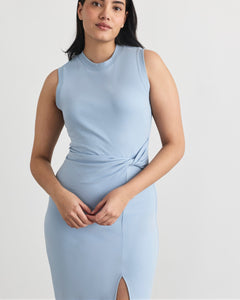 Sleeveless Cody Dress in Powder Blue