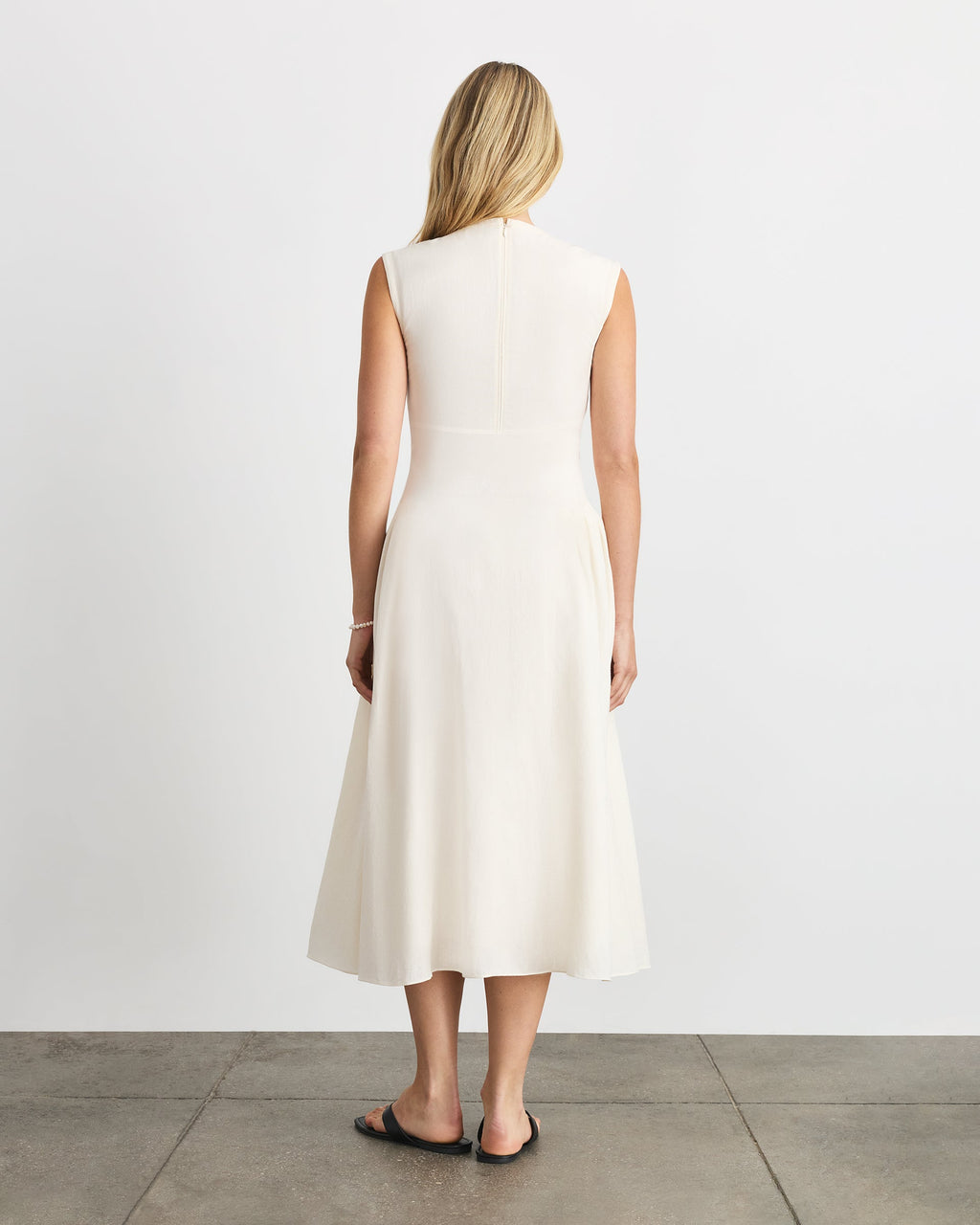 Sloane Dress in Cream Black Floral