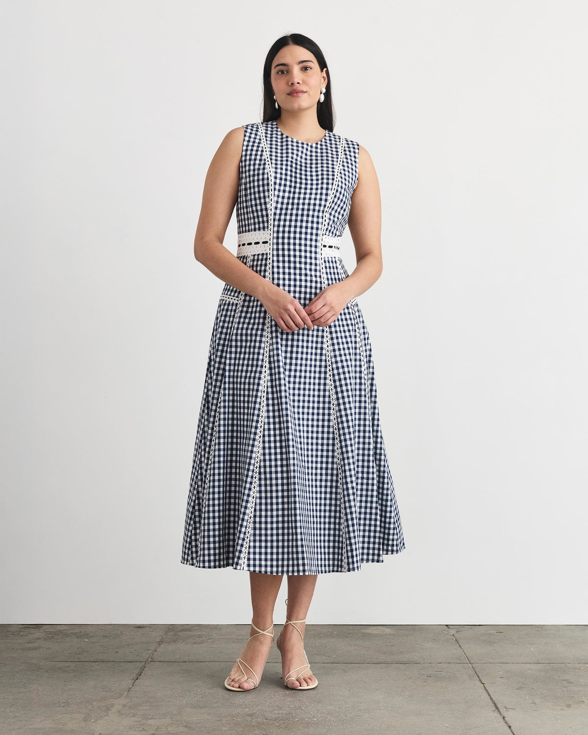 Sloane Dress in Maritime Blue Multi