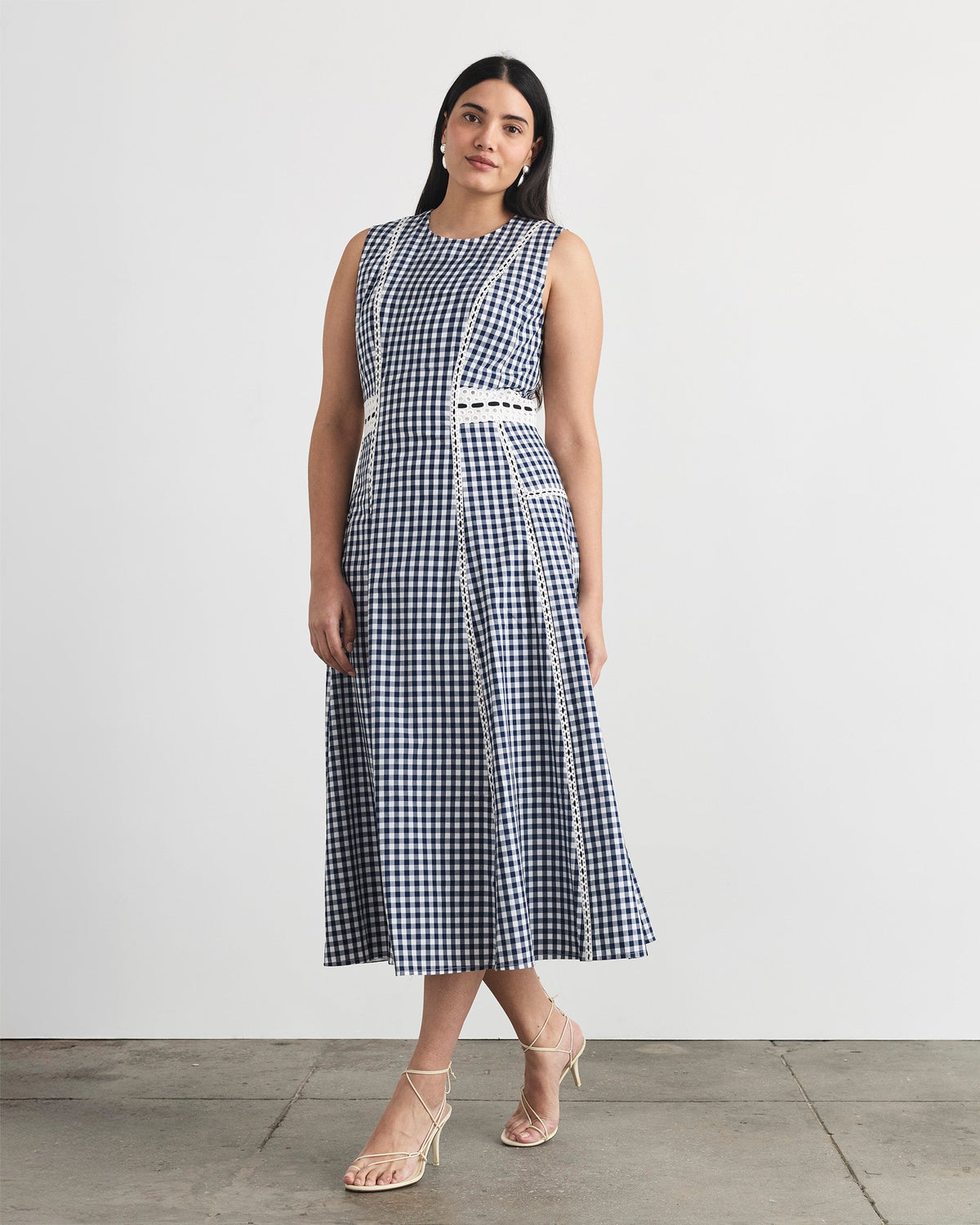 Sloane Dress in Maritime Blue Multi
