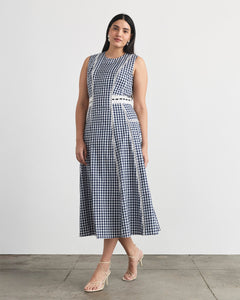 Sloane Dress in Maritime Blue Multi