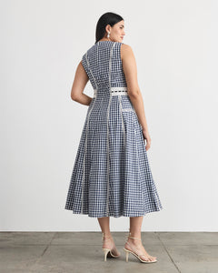Sloane Dress in Maritime Blue Multi