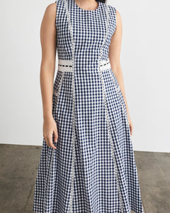 Sloane Dress in Maritime Blue Multi