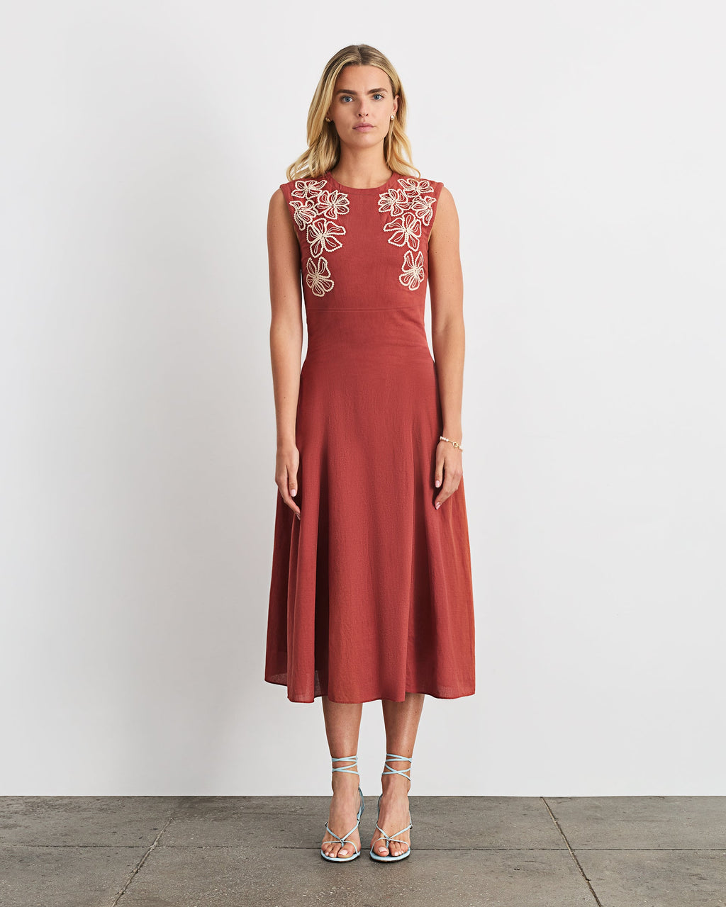 Sloane Dress in Redwood